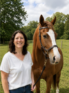 afbeelding van Online Vet Training Paard lesgever Katrien Vanderperren